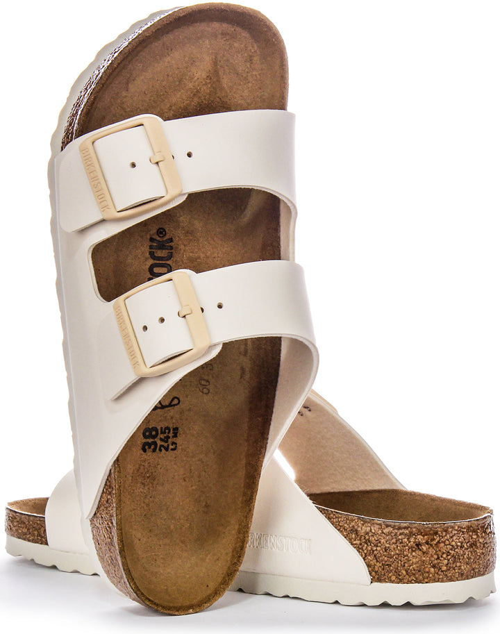 Birkenstock Arizona Sandals | Beige Birko-Flor for Women