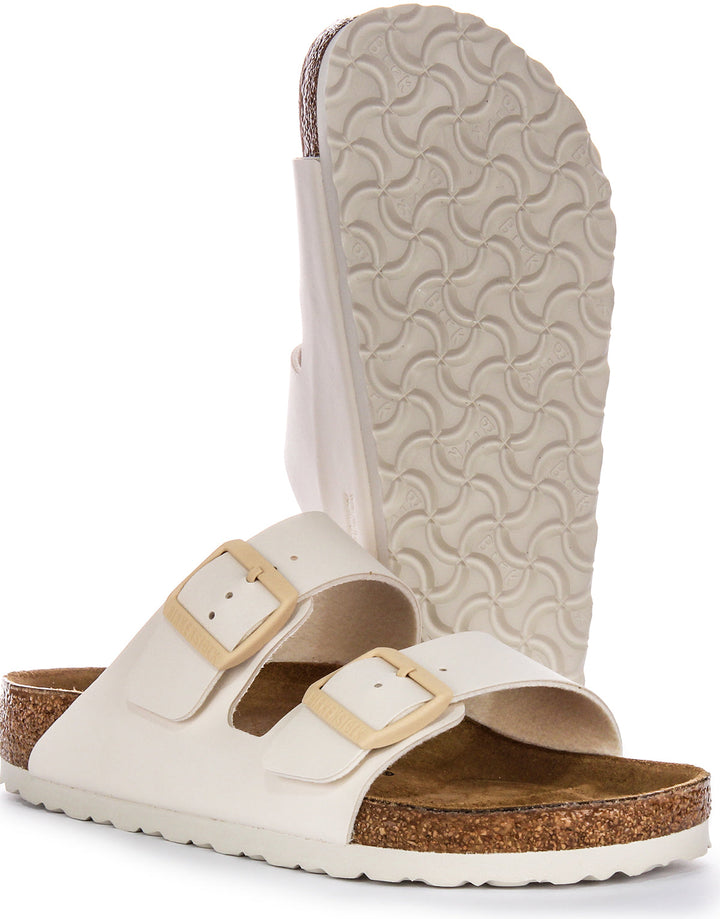 Birkenstock Arizona Sandals | Beige Birko-Flor for Women