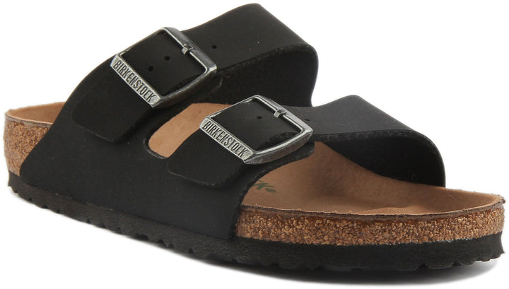 Birkenstock Arizona Sandals | Black Birko-Flor - Vegan-Friendly for Women