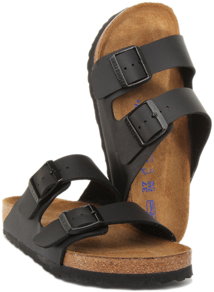 Birkenstock Arizona Sandals | Black Birko-Flor for Men and Women