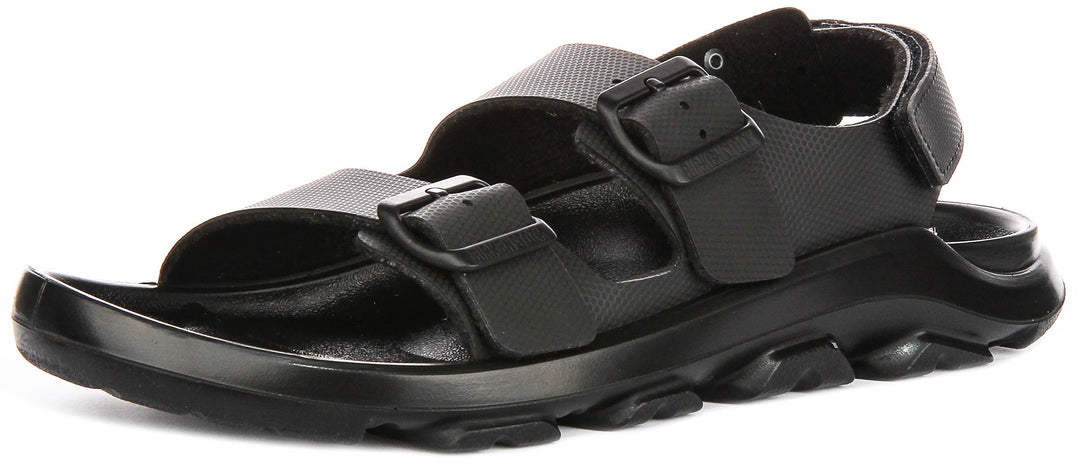 Birkenstock Mogami Terra Trainers | Black genuine leather for Men - Regular Fit
