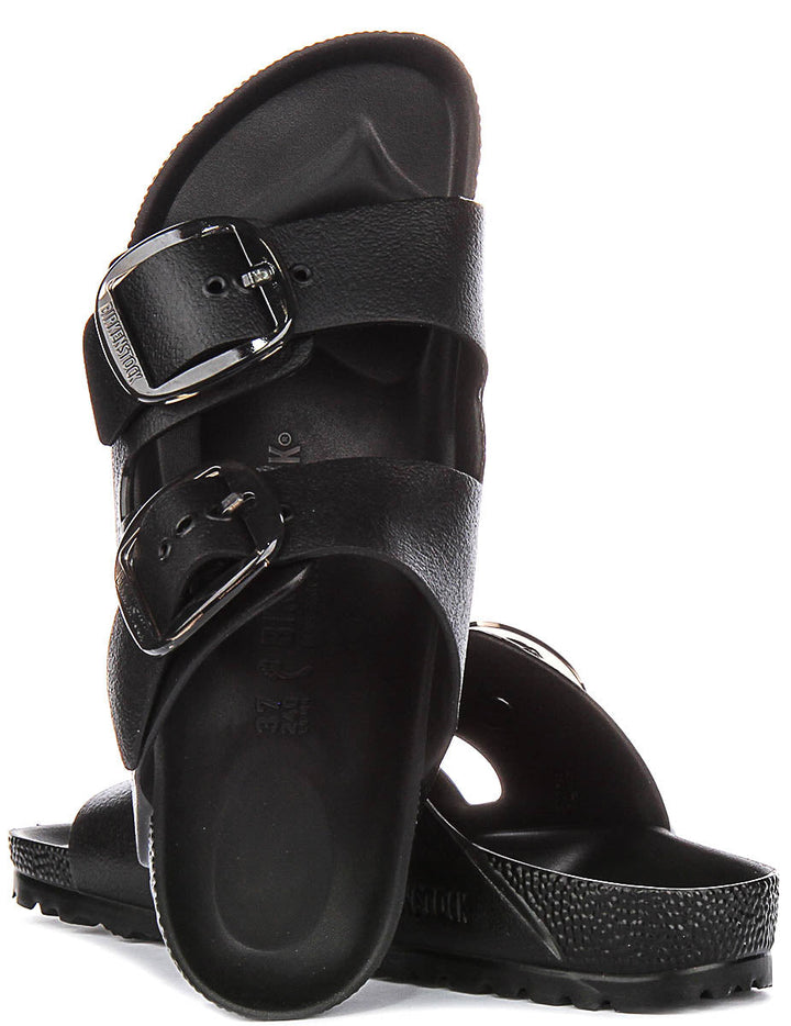 Birkenstock Arizona Sandals | Black EVA - Big Buckle for Women - Narrow Fit