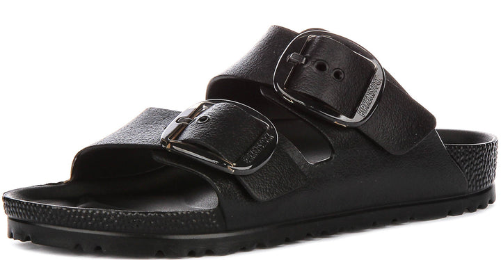 Birkenstock Arizona Sandals | Black EVA - Big Buckle for Women - Narrow Fit