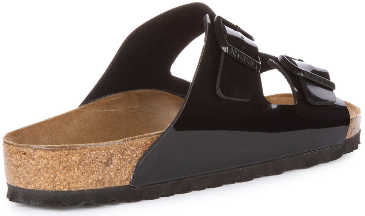Birkenstock Arizona Sandals | Patent Black Birko-Flor for Women