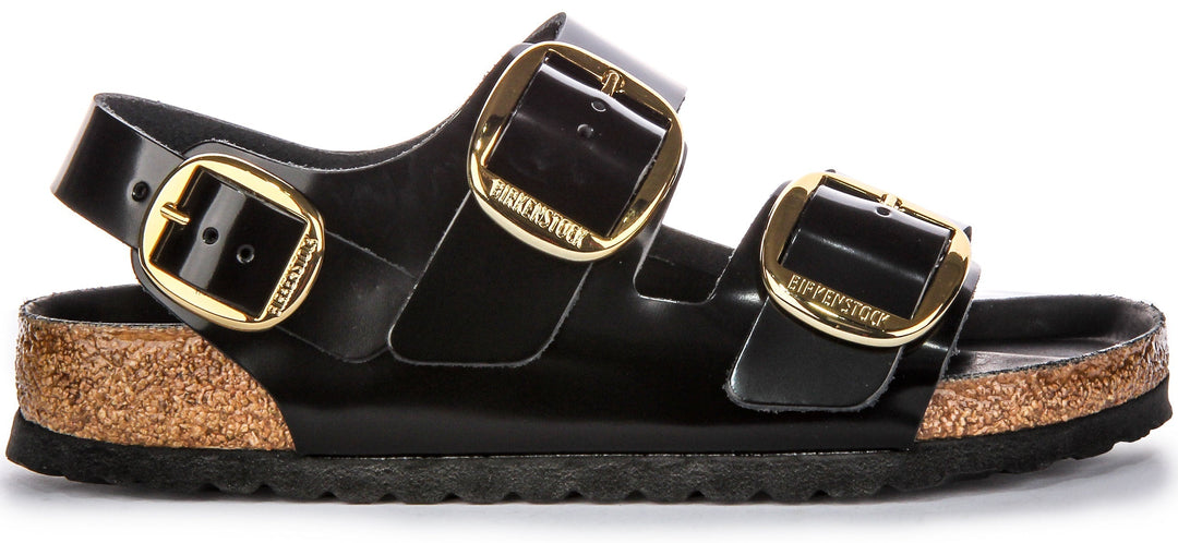 Birkenstock Milano Sandals | Black patent-finish leather for Women