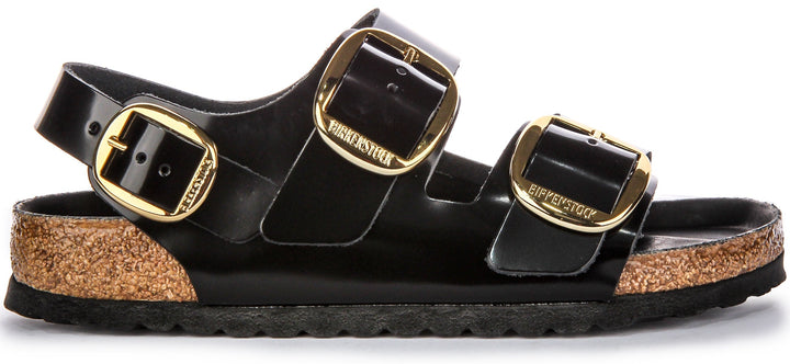 Birkenstock Milano Sandals | Black patent-finish leather for Women