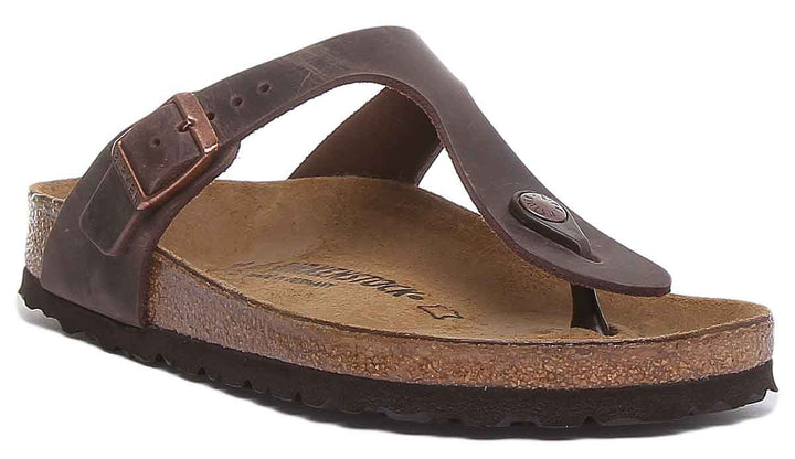Birkenstock Gizeh Sandals | Brown genuine leather for Women