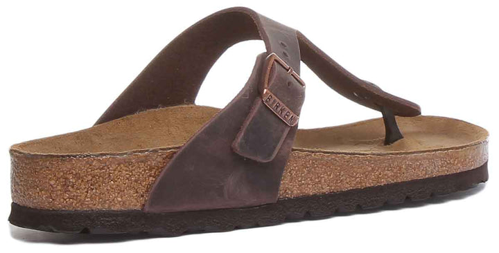 Birkenstock Gizeh Sandals | Brown genuine leather for Women