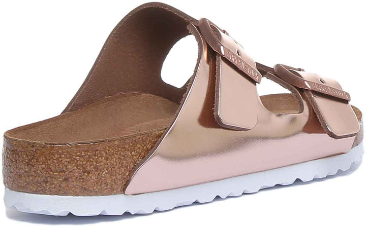 Birkenstock Arizona Sandals | Copper Birko-Flor - Soft Footbed for Women