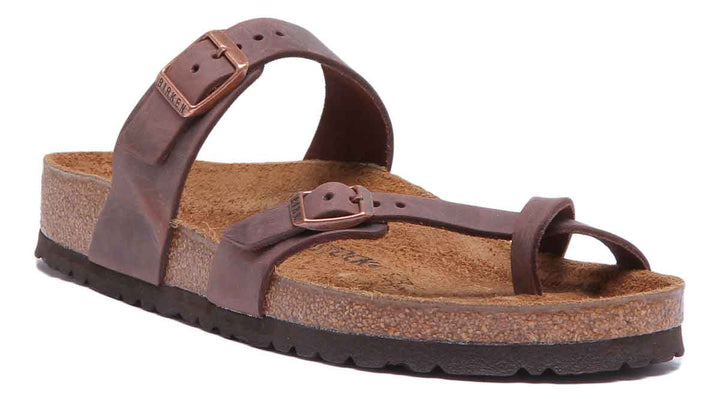 Birkenstock Mayari Sandals | Dark Brown genuine leather for Women