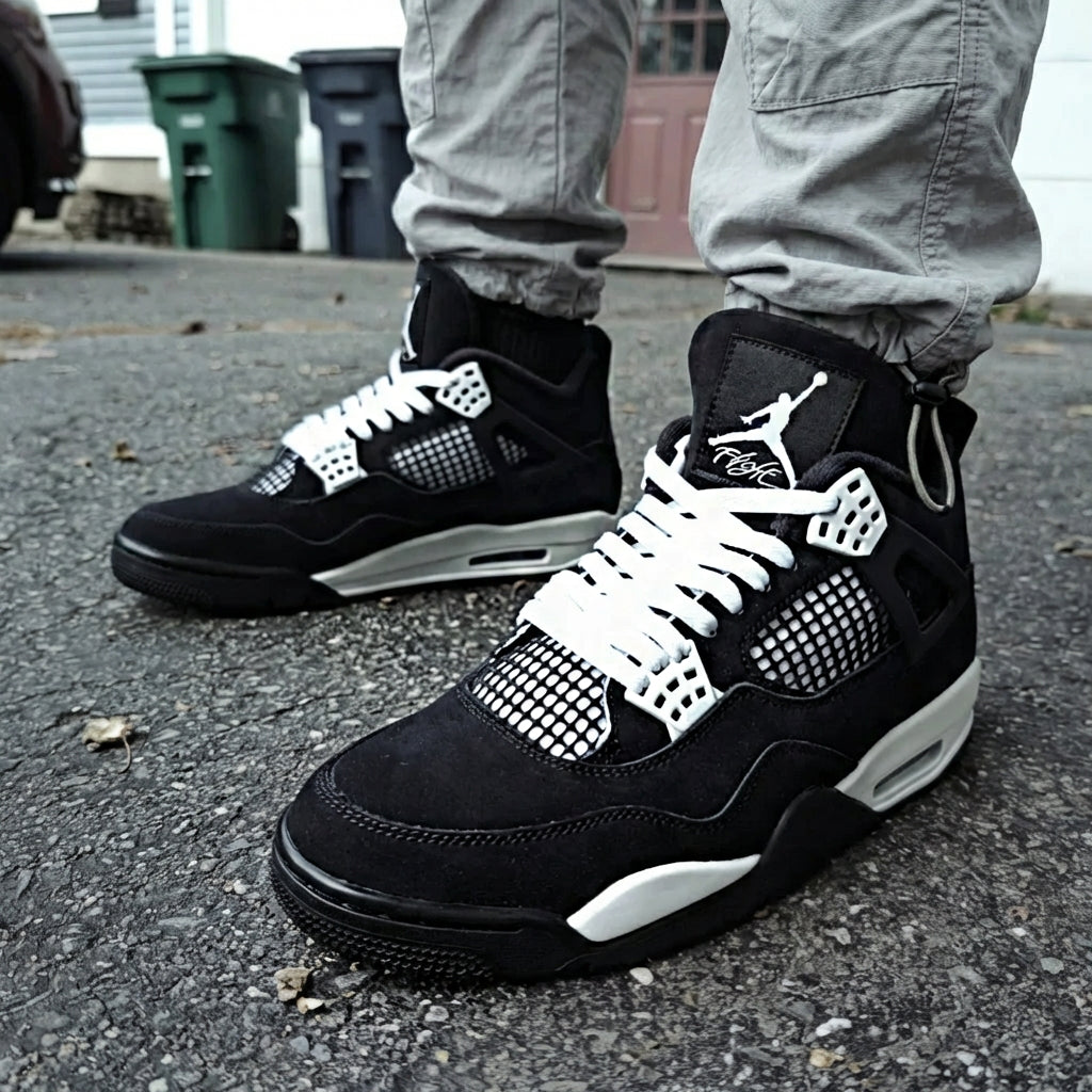 Jordan 4 Retro 'White Thunder'