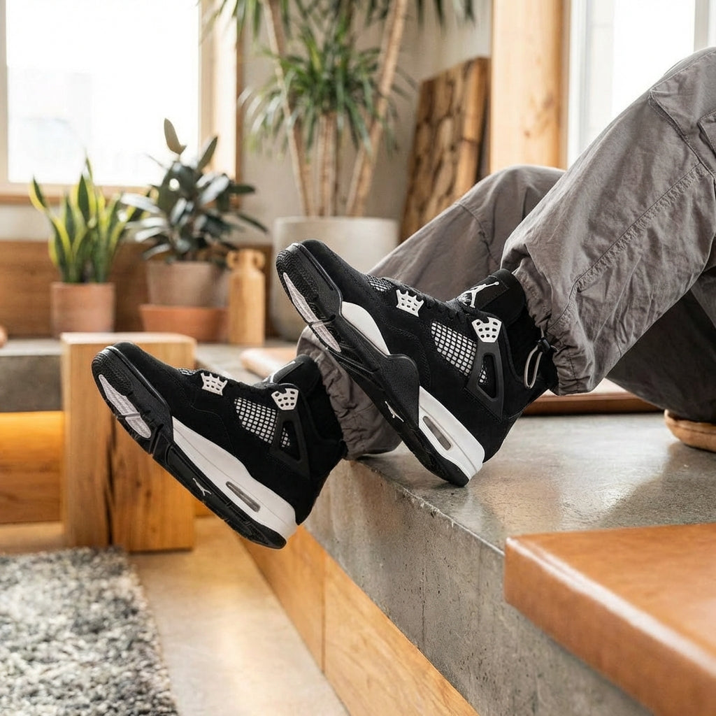 Jordan 4 Retro 'White Thunder'