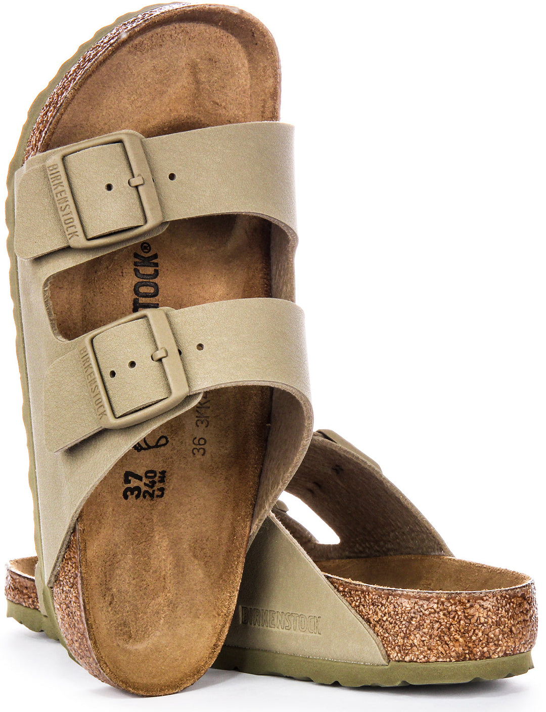 Birkenstock Arizona Sandals | Khaki Birko-Flor for Men and Women