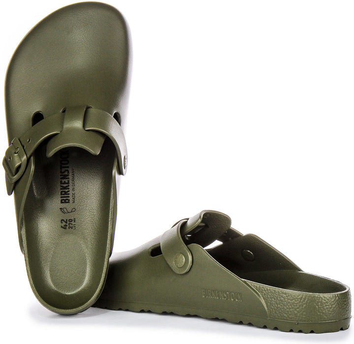 Birkenstock Boston Clogs | Khaki EVA for Men and Women