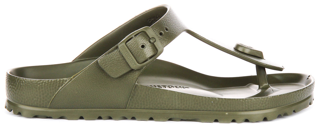 Birkenstock Gizeh Sandals | Khaki EVA for Men and Women - Regular Fit