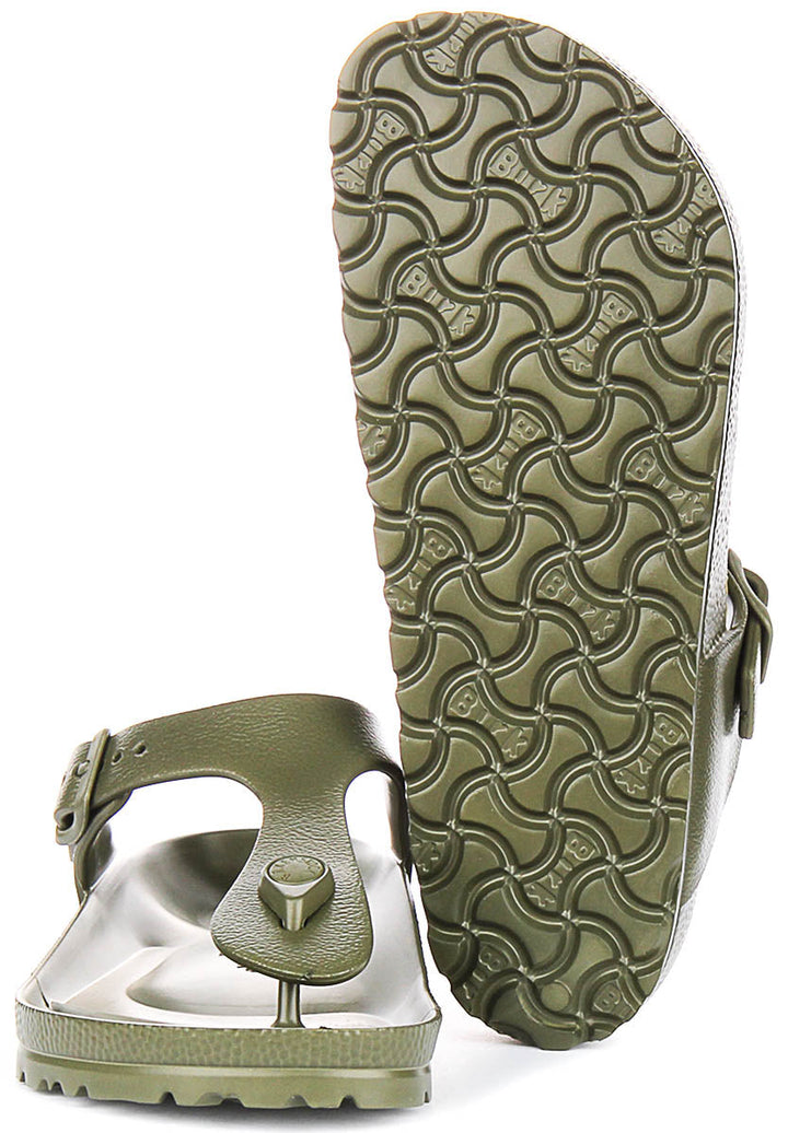 Birkenstock Gizeh Sandals | Khaki EVA for Men and Women - Regular Fit