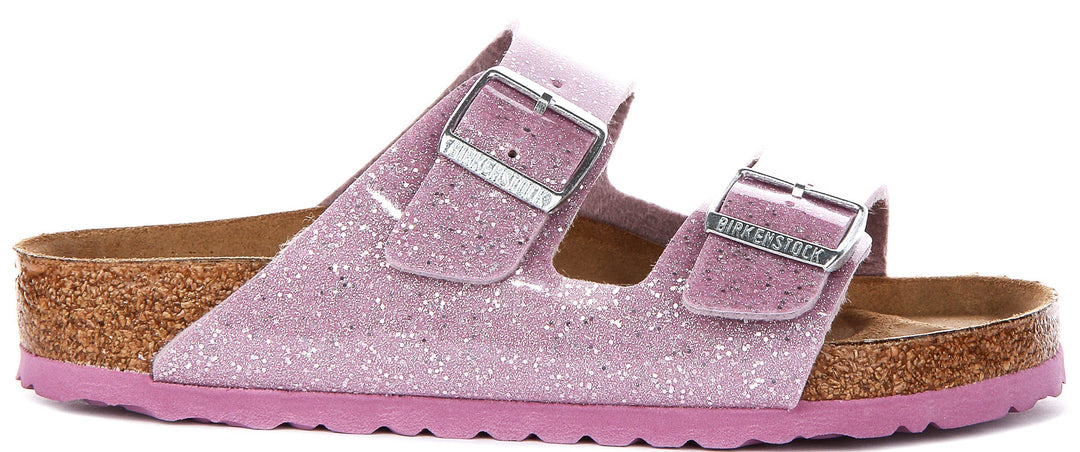 Birkenstock Arizona Sandals | Lavender Birko-Flor for Kids - Regular Fit