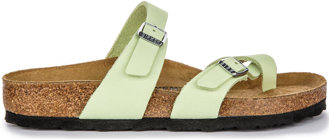 Birkenstock Mayari Sandals | Lime nubuck leather for Women