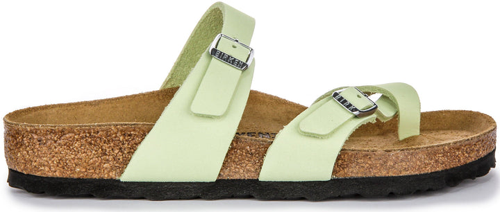 Birkenstock Mayari Sandals | Lime nubuck leather for Women