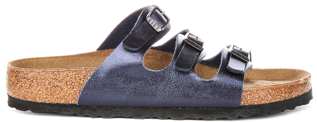 Birkenstock Florida Sandals | Midnight Blue Birko-Flor for Men and Women - Regular Fit