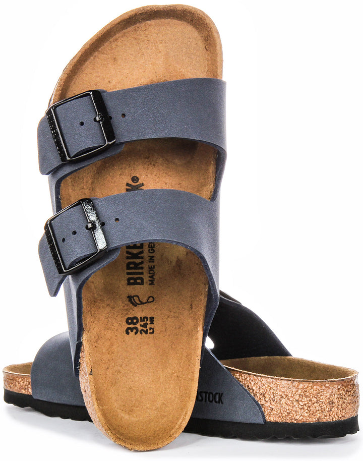 Birkenstock Arizona Sandals | Navy Birko-Flor for Kids - Regular Fit