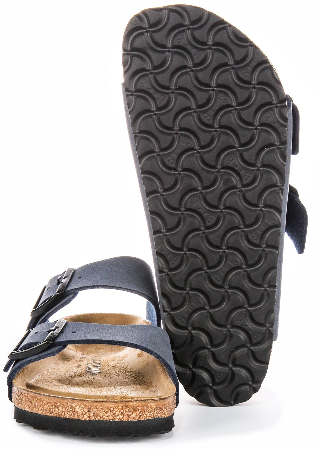 Birkenstock Arizona Sandals | Navy Birko-Flor for Kids - Regular Fit
