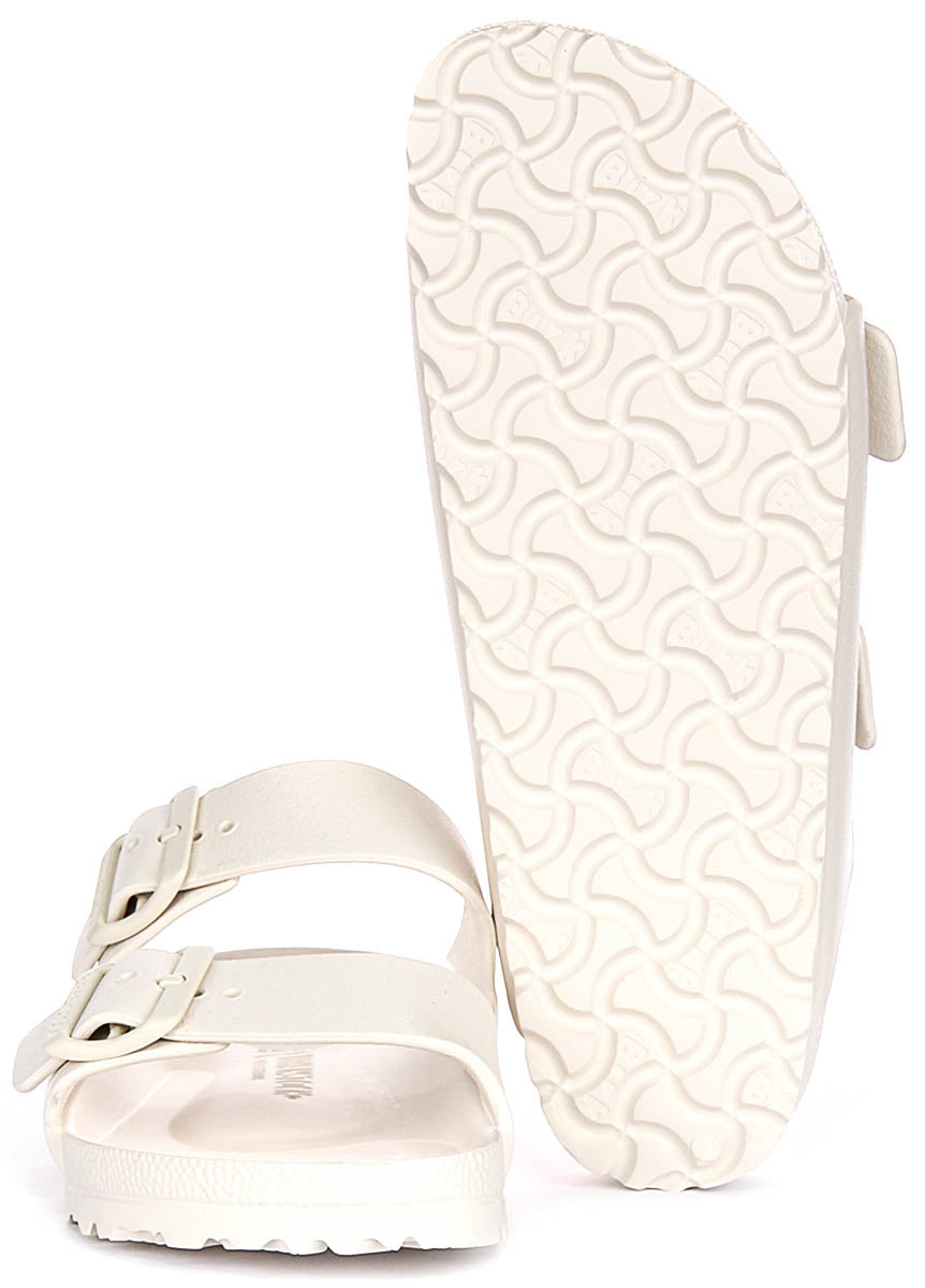 Birkenstock Arizona Sandals | Off White EVA for Men and Women - Narrow Fit