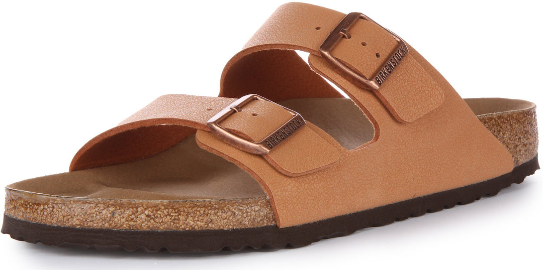 Birkenstock Arizona Sandals | Peach Birko-Flor - Vegan-Friendly for Men and Women