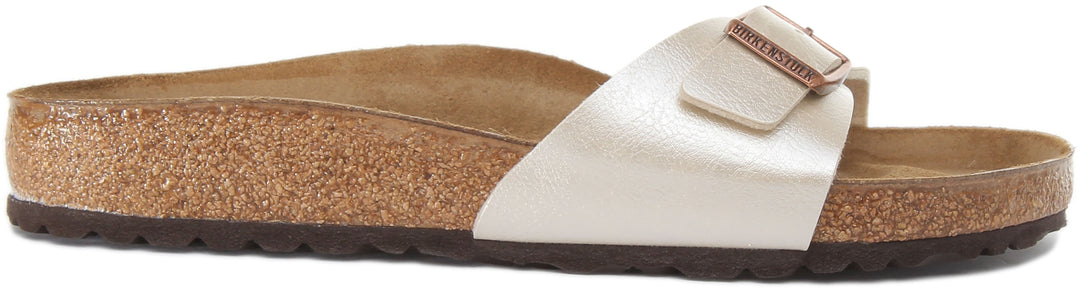Birkenstock Madrid Sandals | White Birko-Flor for Women