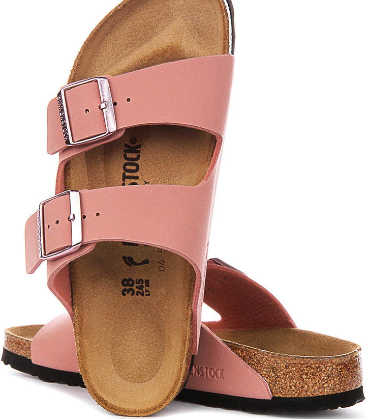 Birkenstock Arizona Sandals | Pink Birko-Flor for Kids - Narrow Fit