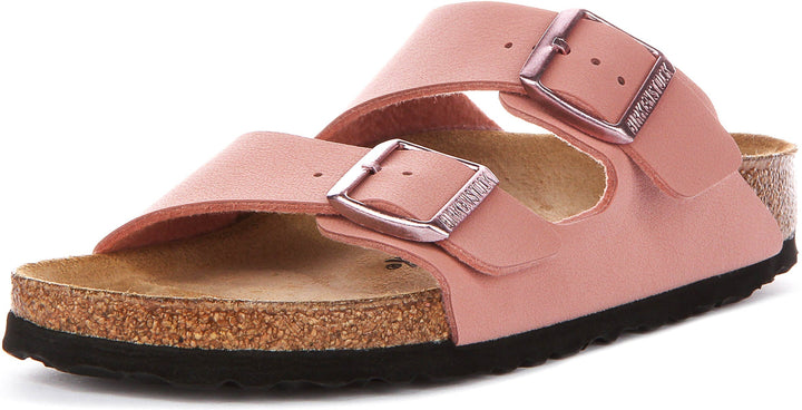 Birkenstock Arizona Sandals | Pink Birko-Flor for Kids - Narrow Fit