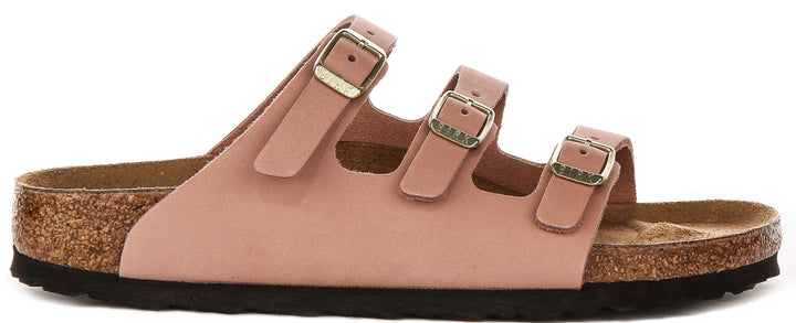 Birkenstock Florida Sandals | Pink signature Birkenstock upper material for Women - Narrow Fit