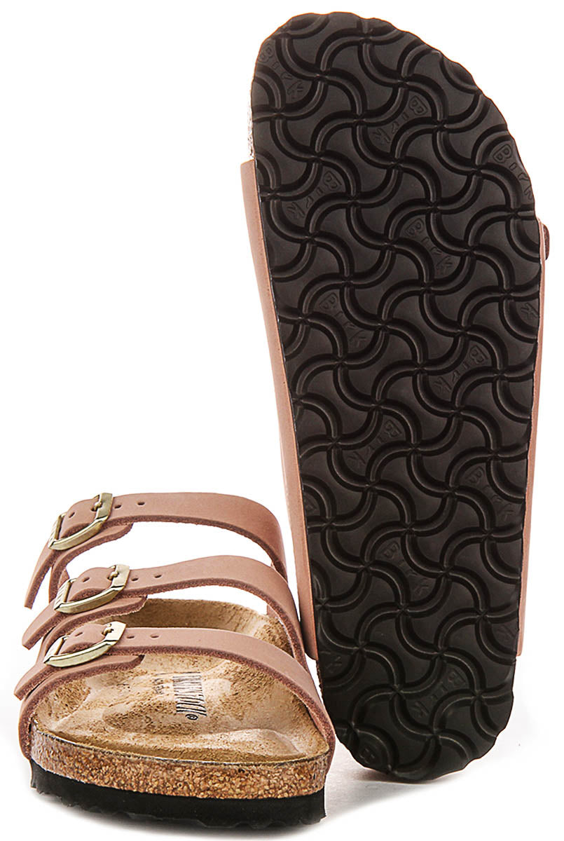 Birkenstock Florida Sandals | Pink signature Birkenstock upper material for Women - Narrow Fit