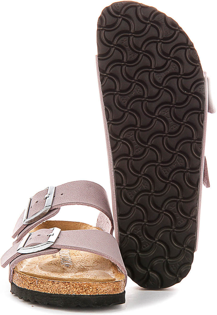 Birkenstock Arizona Sandals | Purple Birko-Flor for Kids - Narrow Fit