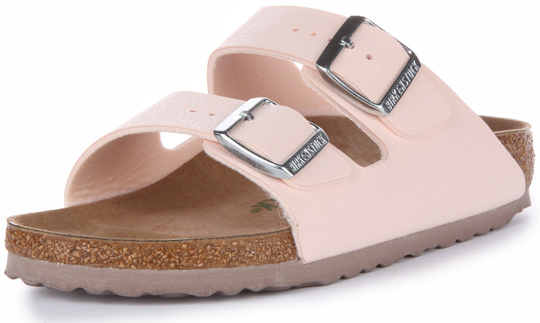 Birkenstock Arizona Sandals | Pink Birkibuc - Vegan-Friendly for Women