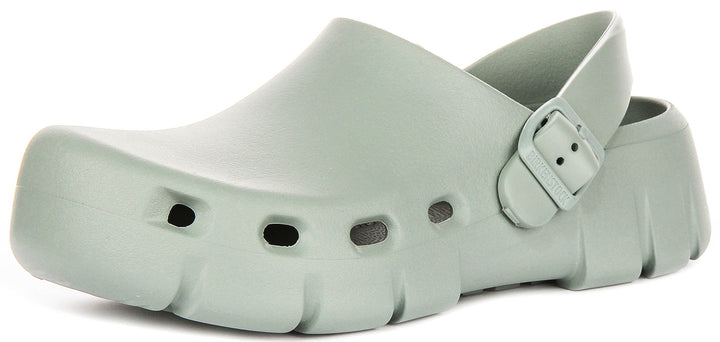 Birkenstock Birki Flow Clogs | Sage Green EVA for Women - Regular Fit