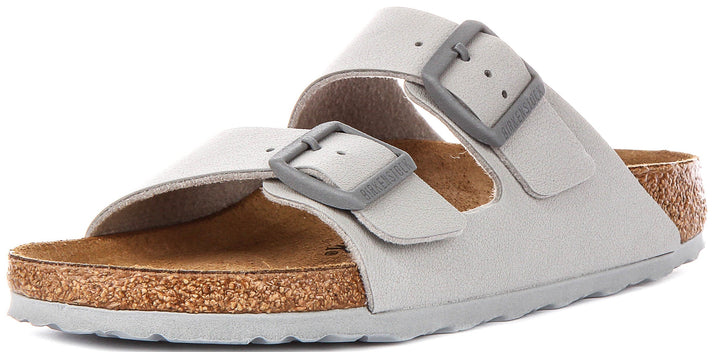 Birkenstock Arizona Sandals | Stone Birko-Flor for Women - Narrow Fit