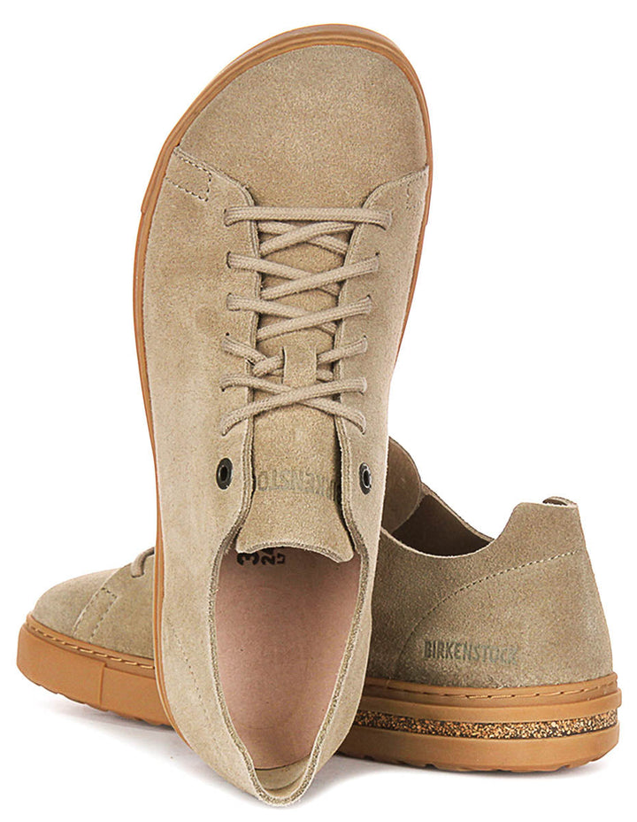 Birkenstock Bend Low Trainers | Taupe suede leather for Men and Women