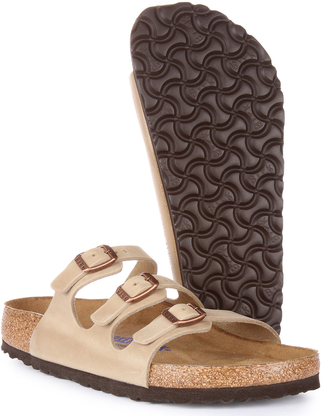 Birkenstock Florida Sandals | Tobacco genuine leather for Men and Women